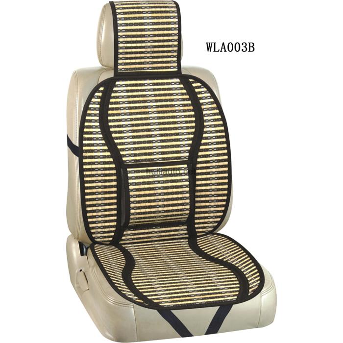 Summer Cooling Bamboo Andult car seat cushion With Beige And Black